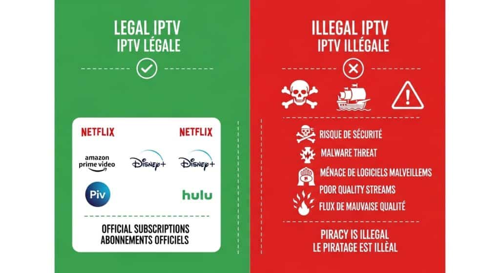 “is IPTV legal comparison between legal and illegal IPTV services in Canada”
